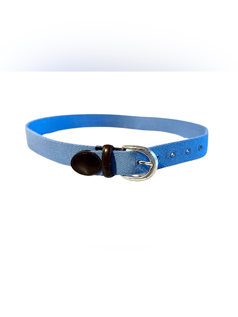 Vintage Women’s Villager Signature Silver Crest Logo Buckle Belt
